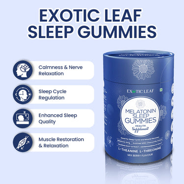 Melatonin Sleep Gummies for Sleep and Muscle Recovery